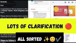 Sends Clarification mail | Wipro Offer Letter | Orientation Mail | Elite WILP Turbo