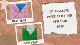 DIY Origami Customize Envelope Paper Craft | No Scissors, No Glue! | New Year 2025