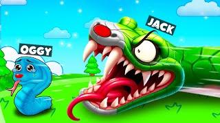 Roblox Oggy And Jack Become Snake In Be A Snake