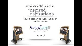 Excelcares rollout of 33 touch screen activity tables from Inspired Inspirations