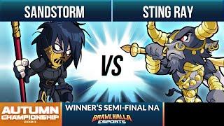 Sandstorm vs Sting Ray - Winner's Semi-Final - Autumn Championship 2020 - 1v1 NA