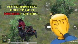 My teammates called me a HACKER  #PUBG_MOBILE