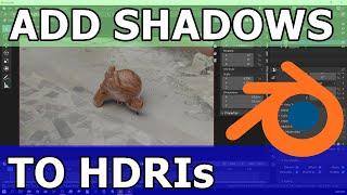 Add Shadows To An HDRI With Shadow Catcher   Blender