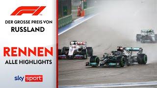 Irres Regenrennen in Sotschi | Rennen - Highlights | Preis von Russland | Formel 1