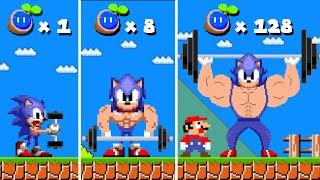 Super Mario Bros. but every Seed make SONIC Stronger!