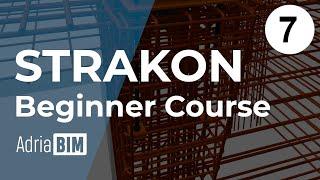 STRAKON Beginner BIM Course: Part 7 - Rebar and Mesh Administration (ENG)