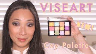 VISEART - NEW Coy Palette Review Swatches and Demo