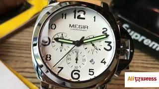 Megir 3406 Clock Men Top Brand Luxury
