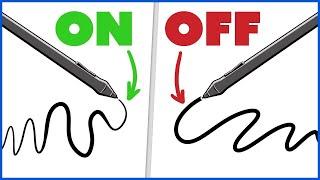 How to Turn Pen Pressure OFF - Digital Art Tips