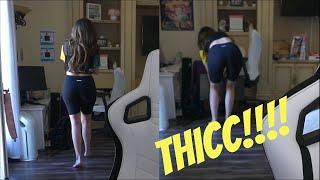 POKIMANE THICC AF HANGING NEW POSTER UP!