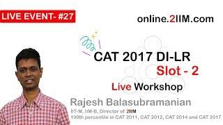 CAT 2017 Slot 2 DILR (part 5) - #27