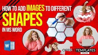How to Crop/Convert Image into a Shape in MS Word | MS Word Tips