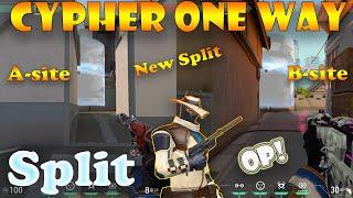 Valorant Best Cypher One Way Smokes On Split | Cypher 1 Way Smokes Split | cypher setups split