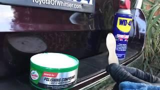 How to Remove Tree Sap from Car Paint