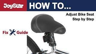 JOYSTAR Kids Bike Fix - How to Adjust the Bike Seat