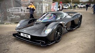 FULL CARBON Aston Martin Valkyrie ON THE ROAD! Revs, accelerations...