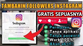 1 Detik Langsung Banjir Followers || CARA MENAMBAH FOLLOWERS INSTAGRAM GRATIS 2023