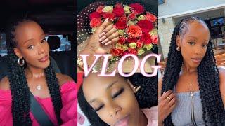 MAINTENANCE VLOG :  Hair , New Nails , Lash Extensions , Wax &  General Body CheckUp.