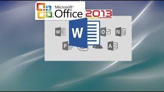 Word 2013 Tutorial - Part 1 for Professionals and Students