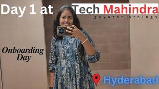 First Day at TECH MAHINDRA, Bahadurpalli | HYDERABAD | DAY IN MY LIFE #gayathristhings#techmahindra