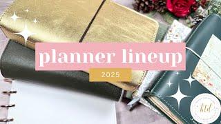 My 2025 Planner Lineup | Classic Happy Planner | Mini Janes Agenda | Bullet Journals Notebooks