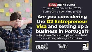 Understanding the D2 Entrepreneur Visa in Portugal