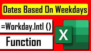 How to Use WORKDAY INTL Function in Excel