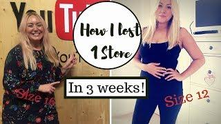 I Lost 1 Stone - 14b -  in 3 Weeks!!  How to Lose Weight Fast | Cambridge Weight Plan | SJ STRUM