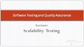 What is scalability testing in software testing