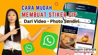 Cara Membuat Stiker Animasi Gif Gerak Di Whatsapp | Aplikasi Pembuat Stiker Animasi Gif Di Whatsapp