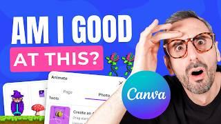 How to Create a Video Game Animation in 10 min?  | Canva Challenge Ep.03