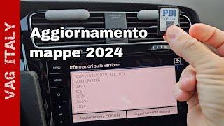 Aggiornamento Mappe 2024 e Velox per navigatori VW Audi Skoda Seat Porsche Bentley MHIG MHI2 Harman