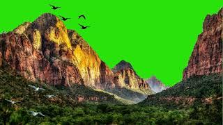 Hills Background Green Screen Effects