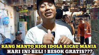 KIOS MANTO KIOS IDOLA KICAU MANIA!!HARGA ACAK-ACAKAN TERGANTUNG BELANJA'ANNYA||PASAR BURUNG PRAMUKA