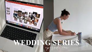 WEDDING SERIES ep. 1 | starting planning, to-do list board, making a moodboard, q&a