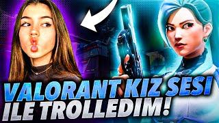 VALORANT KIZ SESİYLE TROLLEDİM (SAVAŞ BİLETİ ATTILAR)