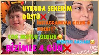 BİZİMLE 4 GÜN⁉️UYKUDA ŞEKERİM DÜŞTÜİNSTAGRAMDAN GELEN O MESAJ⁉️ÇOK MUTLU OLDUKHIRILTISI BAŞLADI