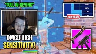 Mongraal IMPROVE AIM After Update *NEW HIGH* Sensitivity in Solo Arena! (Fortnite)