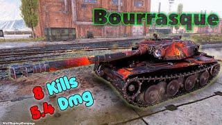 Bat.-Châtillon Bourrasque - 8 Frags 5.4K Damage, Master by player vladikglob