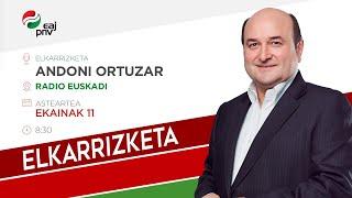 Andoni Ortuzarri elkarrizketa Radio Euskadin.