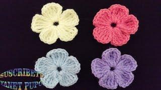 HOW TO KNIT SMALL FLOWERS TO CROCHET 