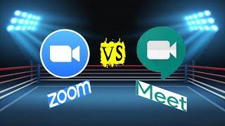 Zoom vs Google Meet | Cual es el mejor entre meet y zoom,  herramientas de reuniones en linea
