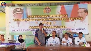 PROGRAM SERTIFIKAT TANAH GRATIS | PROGRAM PTSL TAHUN 2022 | DIBAGIKAN PEMDES KARANGDAGANGAN JOMBANG