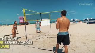 CROSSNET: The World’s First Four Square Volleyball Game
