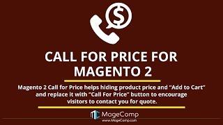 Magento 2 Call For Price Extension | Request for Price | MageComp