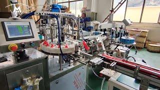 Glue Filling Machine Line (Speed: 2400-3000BPH) Automatic 502 Glue Bottle Filling Capping Machine