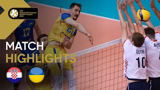 Croatia vs. Ukraine - Match Highlights | European Golden League Men 2024