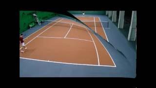 DMITRII IVANOV-COLLEGE TENNIS RECRUITING VIDEO-FALL 2017 Point play