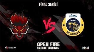 OPEN FIRE VALORANT TURNUVASI FİNAL KARŞILAŞMASI | SANGAL ESPORTS VS FASTPAY WILDCATS