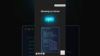  Glowing on button Hover || HTML, CSS || Solve It Smart